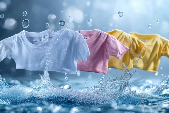 lavagem de roupas coloridas e delicadas
