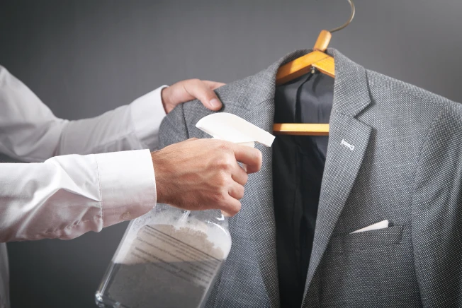 lavagem de ternos e vestidos