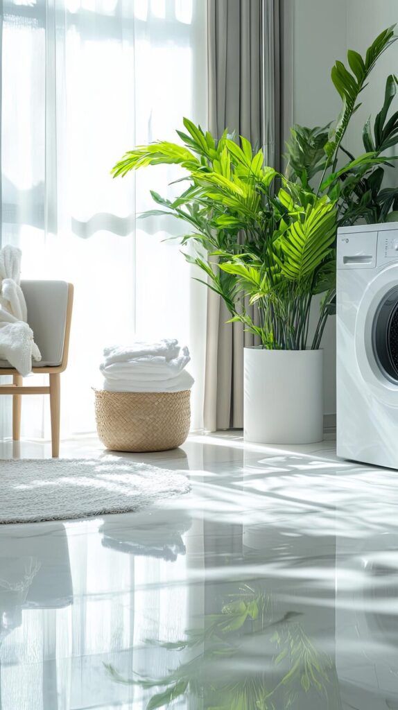 modern laundry room with sunlight green plant 1340225 6259 modern laundry room with sunlight green plant 1340225 6259